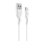 Дата кабель USB 2.0 AM to USB-C 1.0m PVC white Wibrand (WI.DC/BO1W-UC) - уменьшенное изображение 1