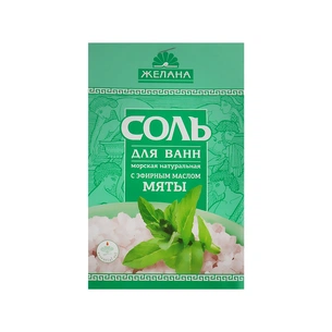 Сіль для ванн Желана М'ята 500 г (4820022090126) зображення 1