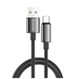 Дата кабель USB 2.0 AM to USB-C 1.0m 3A zinc alloy braided black ColorWay (CW-CBUC098-BK) - уменьшенное изображение 1