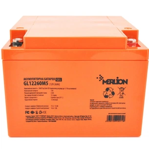 Батарея до ДБЖ Merlion 12V - 26 Ah (GL12260M6) зображення 1