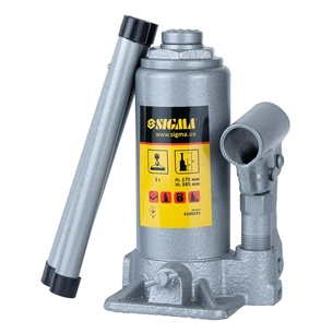 Домкрат Sigma гідравлічний пляшковий 3т H 175-345мм (6106031) зображення 1