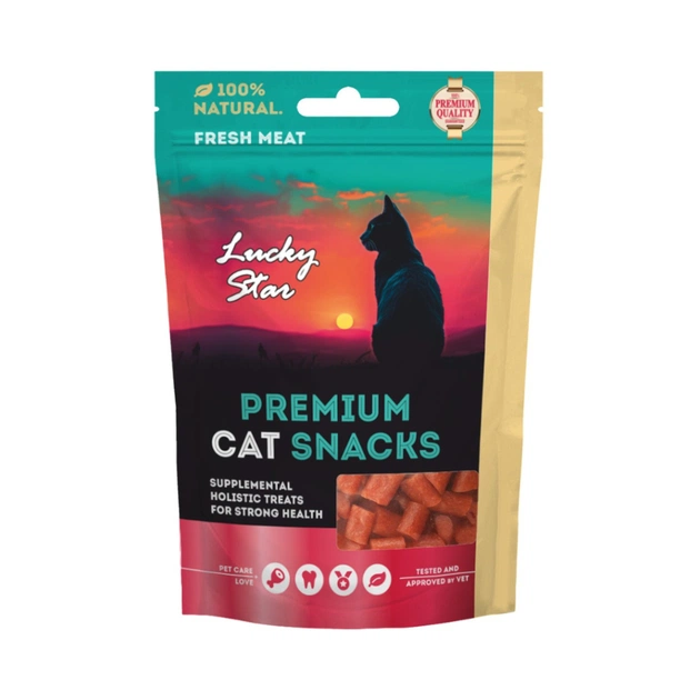 Ласощі для котів Lucky Star Шматочки в'яленої тріски 65 г (4820281500695) - picture 3