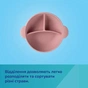 Тарілка дитяча Canpol babies DOTS силіконова на присосці з секціями, рожева (51/403_pin) - preview 8