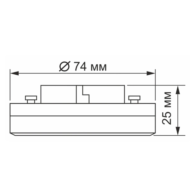 Лампочка Videx GX53 12W 4100K 220V (VL-GX53-12534) - picture 6