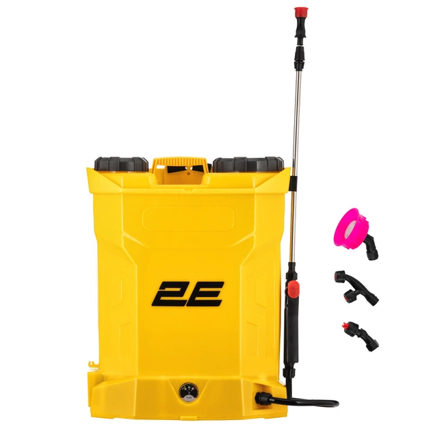 Опрыскиватель 2E AquaSpray 18LR 18л, 12В, 1х8Ah, 4.5бар, 2.9л/мин, 5кг, вольтметр (2E-18LBS) - изображение 10