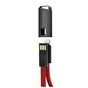Дата кабель USB 2.0 AM to Lightning 0.22m red ColorWay (CW-CBUL021-RD) - зменшене зображення 2