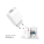 Зарядний пристрій XO 2xUSB 2.4A + cable USB to Micro 5P white (L57-M-WH) - зменшене зображення 2