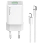 Зарядний пристрій ColorWay C101A GaN Mini 20W PD PPS USB-C + USB-A QC4.0 + cable USB-C to USB-C black (CW-CHS062PDC-WT) - уменьшенное изображение 3
