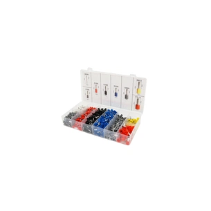 Затиск для клем Voltronic HCS8 6-4A, red + набір кабельних наконечників (HCS8 6-4A+VE1200) зображення 1