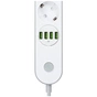 Мережевий фільтр живлення ColorWay CW-CHE44W, 4 розетки/4USB White 2M (CW-CHE44W) - зменшене зображення 6