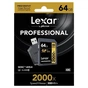 Карта пам'яті Lexar 64GB SDXC class 10 UHS-II U3 (LSD64GCRBEU2000R) - зменшене зображення 3