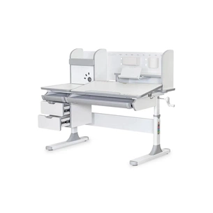 Парта Mealux Hamilton Multicolor Grey (BD-680 W/G MC+G з полицею) зображення 1