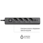 Мережевий фільтр живлення ColorWay 4 розетки/3USB 5M (CW-CHE435PDB) - зменшене зображення 7