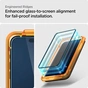 Скло захисне Spigen Apple iPhone 15 Plus Glas.tR AlignMaster FC Black (2P) (AGL06886) - зменшене зображення 9