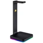 Підставка для гарнітури Corsair Gaming ST100 RGB Premium Headset Stand with 7.1 Surround Sound (CA-9011167-EU) - уменьшенное изображение 1