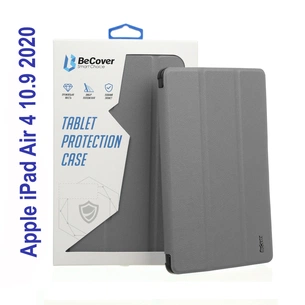Чохол до планшета BeCover Direct Charge Pen mount Pencil Apple iPad Air 4 10.9 2020/2022 Gray (706795) зображення 1