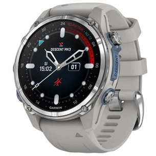 Смарт-годинник Garmin Descent Mk3, 43mm, Passvtd Steel/Fog Gry, Dive Computer, GPS дайвінг комп'ютер (010-02753-04) зображення 1