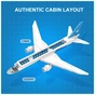 Конструктор Pantasy Joyside Series BOEING 787 (11017) - зменшене зображення 3