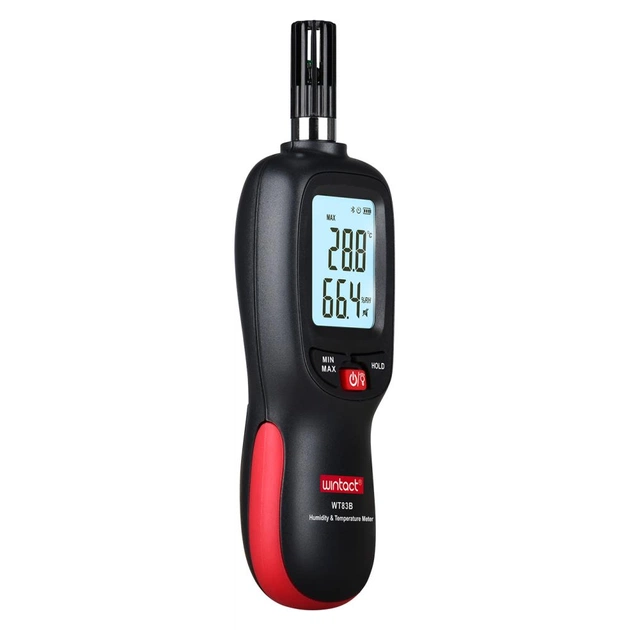 Термо-гігрометр Wintact цифровий Bluetooth 0-100%, -20-70°C (WT83B) - picture 2