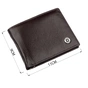 Портмоне Boston Із затискачем для купюр Коричневе (18827) - зменшене зображення 3