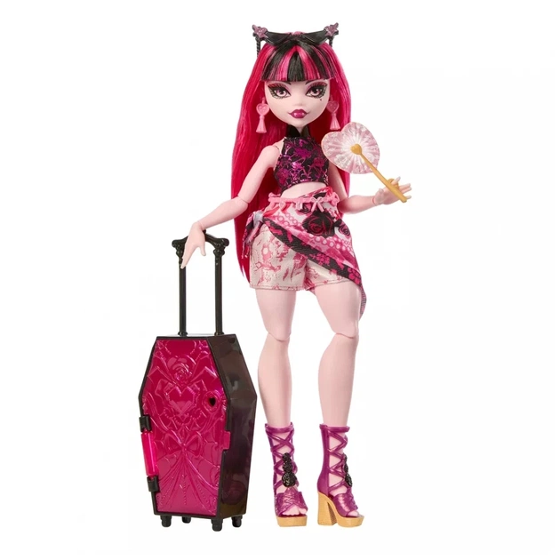 Кукла Monster High Набор-сюрприз Кошмарные каникулы Ужас-секреты Дракулоры (JDR50) - изображение 3