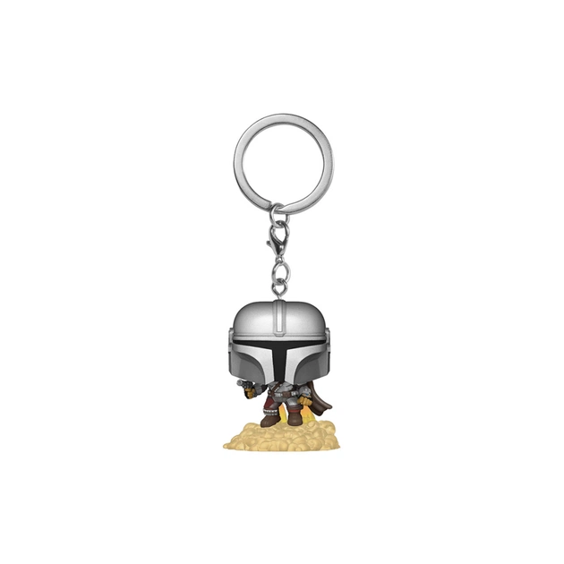 Брелок Funko Pop серии Мандалорец – Мандалорец с бластером (53046) - изображение 1