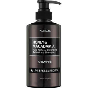 Шампунь Kundal Honey & Macadamia Nature Shampoo Lime Basil & Mandarin 500 мл (8809693259465) зображення 1
