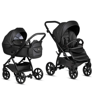 Коляска TUTIS 2 в 1 Uno5+ Leather collection Jet Black (1402699) зображення 1