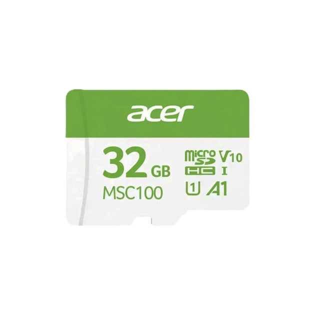 Карта пам'яті Acer 32GB microSD MSC100 /U1/ V10/A1 Read 100MB/s / Write 10MB/s (BL.9BWWA.335) - зображення 1