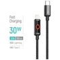 Дата кабель USB-C to Lightning 1.0m PD30W black ColorWay (CW-CBPDCL103-BK) - зменшене зображення 5