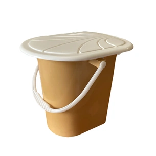 Відро-туалет Консенсус Бежеве 17 л (Консенсус/туал/беж) изображение 1