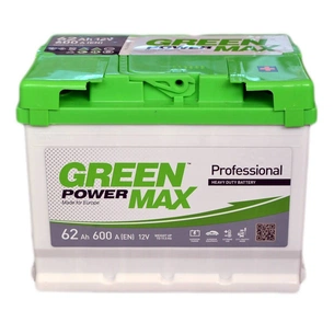 Акумулятор автомобільний GREEN POWER MAX 62Аh (000022373) зображення 1
