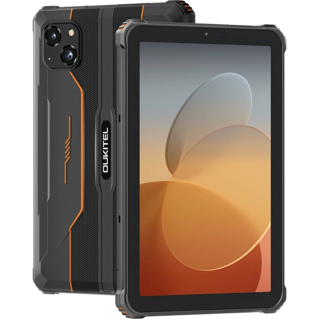 Планшет OUKITEL RT3 pro 8" 4/128GB NFC LTE Black-Orange (6931940767187) - зображення 10