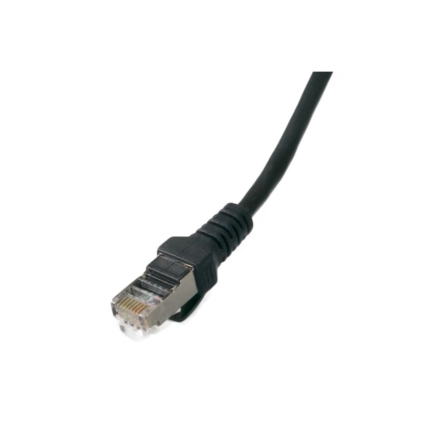Патч-корд 2м, Cat. 6, FTP, CCA, black Extradigital (KBP1865) - зображення 5