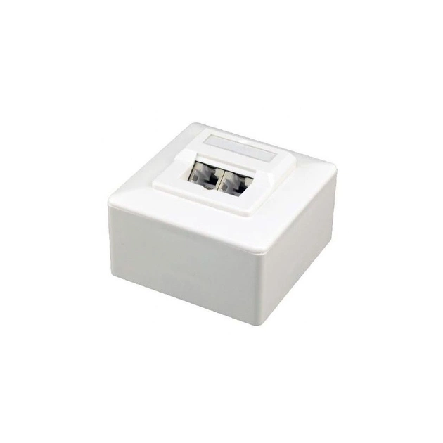 Комп'ютерна розетка RJ45x2 FTP cat.6 Cablexpert (MWS-2S6-01) - picture 1