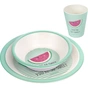 Тарілка дитяча Canpol babies So Cool бамбуковий 3 предмети Рожевий (9/226_pin) - зменшене зображення 1