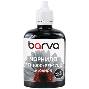 Чорнило Barva Canon PFI-1000/PFI-1700 100ml PBK, pigment (C1700-974) зображення 1