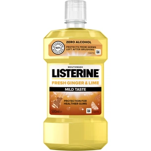 Ополіскувач для порожнини рота Listerine Свіжість імбиру та лайму 500 мл (3574661562056) зображення 1