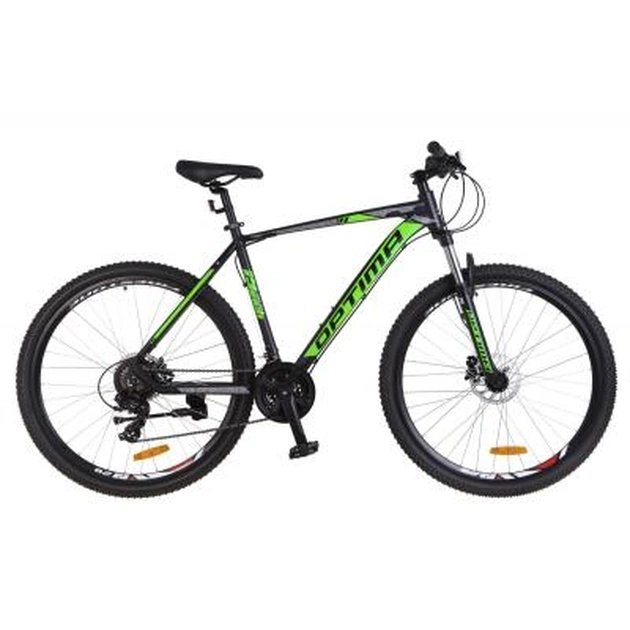 Велосипед Optimabikes 26" F-1 2018 AM 14G HDD рама-19" Al чорно-зелений (OPS-OP-26-129) - изображение 1