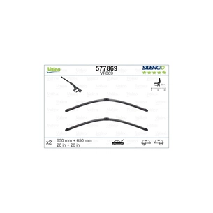 Щітка склоочисника Valeo 577869 зображення 1