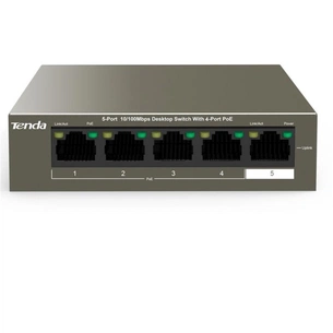 Комутатор мережевий Tenda TEF1105P-4-38W зображення 1