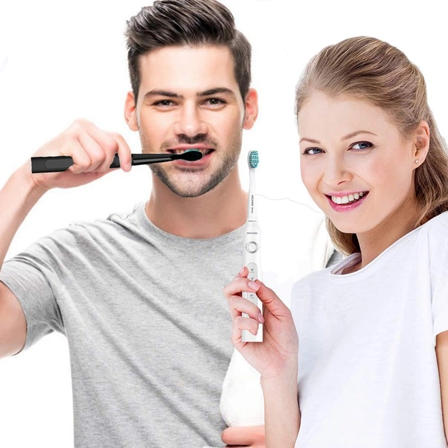 Набір зубних щіток Pecham Black and White Travel Set PC-084 (0290119010100) - зображення 9