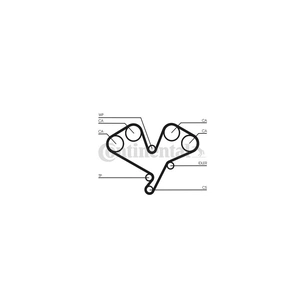 Ремінь ГРМ CONTITECH CT1113 зображення 1