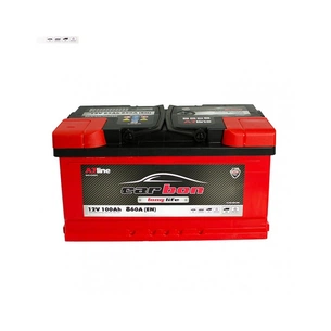 Акумулятор автомобільний CARBON 100 Ah/12V Euro короткий (CRB100-L4-00S) зображення 1