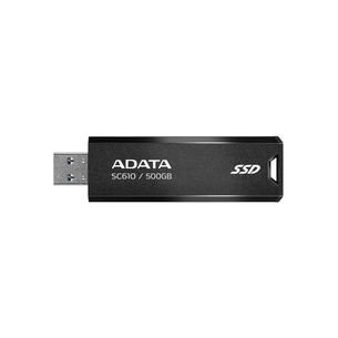 Накопичувач SSD USB 3.2 500GB SD610 ADATA (SC610-500G-CBK/RD) зображення 1