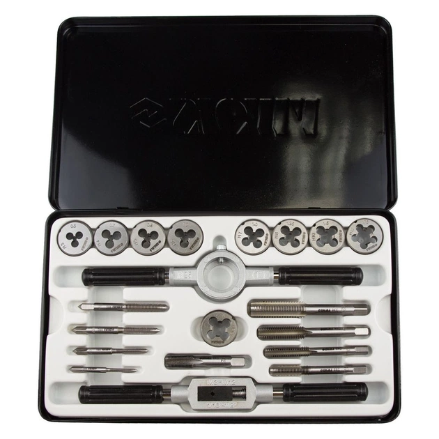 Набір мітчиків і плашок Sigma 20 предм., металевий кейс (1643111) - зображення 3