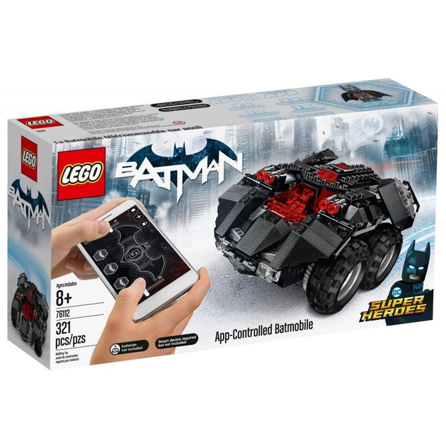 Конструктор LEGO Super Heroes Програмований бетмобіль 321 деталь (76112) - изображение 1