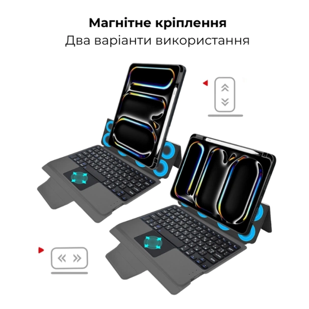 Чохол до планшета AirOn Premium iPad Pro 13 2024 + keyboard (4822352781231) - picture 8