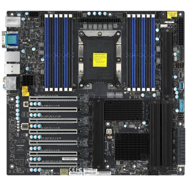 Серверна материнська плата Supermicro X11SPA-TF - зображення 1