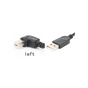Кабель для принтера USB 2.0 AM/BM 1.0m 90 left Value (S0671) - уменьшенное изображение 1